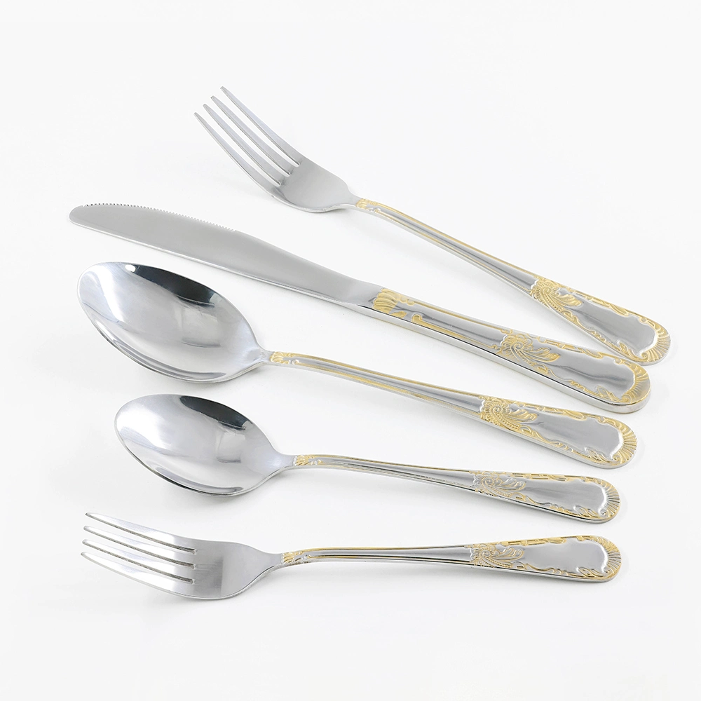 Different Design 4PCS Dinnerware Tableware Flatware Stainless Steel Cutlery Set