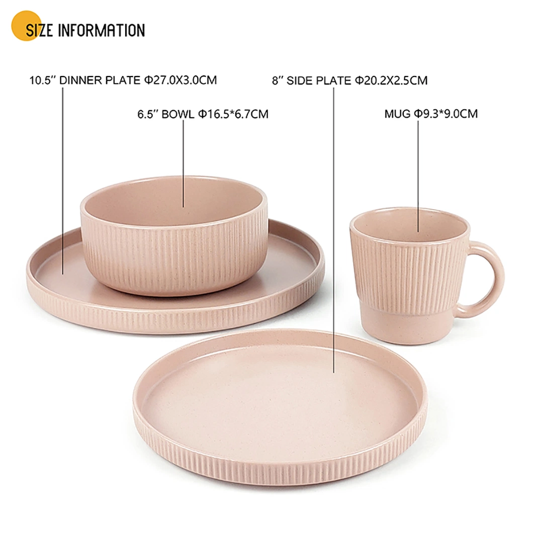 Factory Price Ceramic White Plates Nordic Porcelain Plate Set Dinnerware Crockery Dished Set Bowl Set Dining Tableware