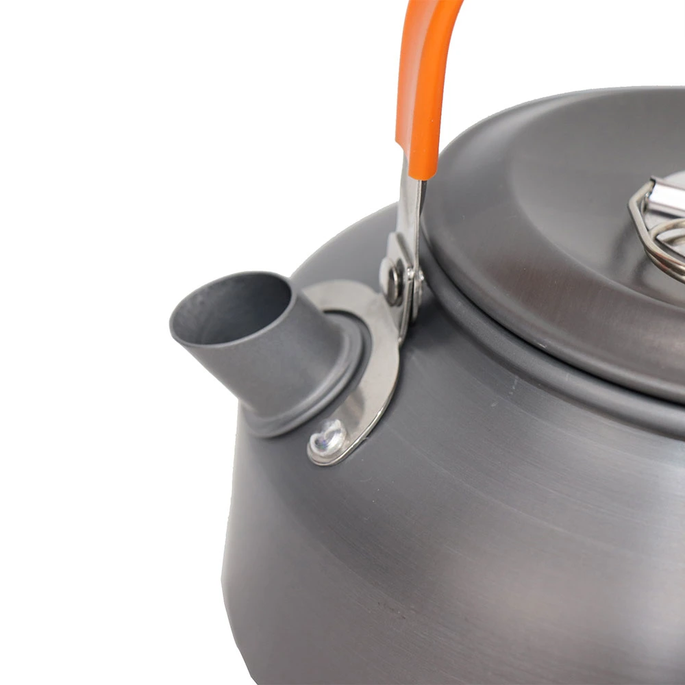 5-6 Person Aluminum Alloy Camping Cookware Utensils Outdoor Cooking Teapot Picnic Tableware Kettle Pot Pan Set