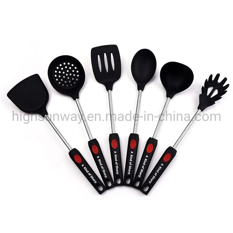 Kitchen Product 6 Pieces Cooking Kitchenware Silicone Kitchen Utensil Tool