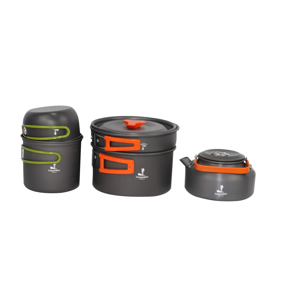 Portable Camping Pot Coolware Set for Outdoor Cooking