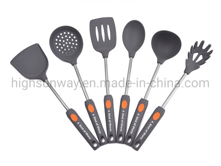 Kitchen Product 6 Pieces Cooking Kitchenware Silicone Kitchen Utensil Tool