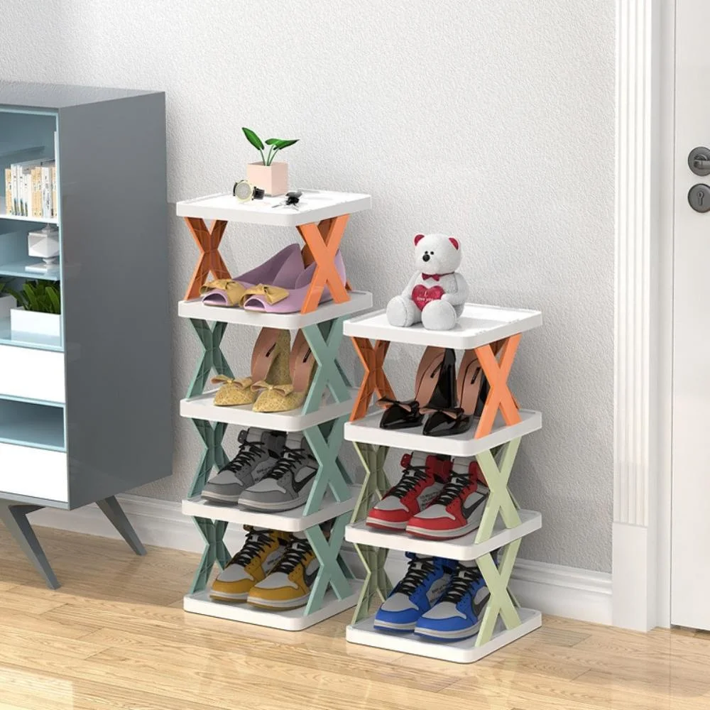 Shoe Rack Home Doorway Simple Shoes Storage Fantastic Space-Saving Layered Partition Internet Celebrity Multi-Layer Plastic Ci21306