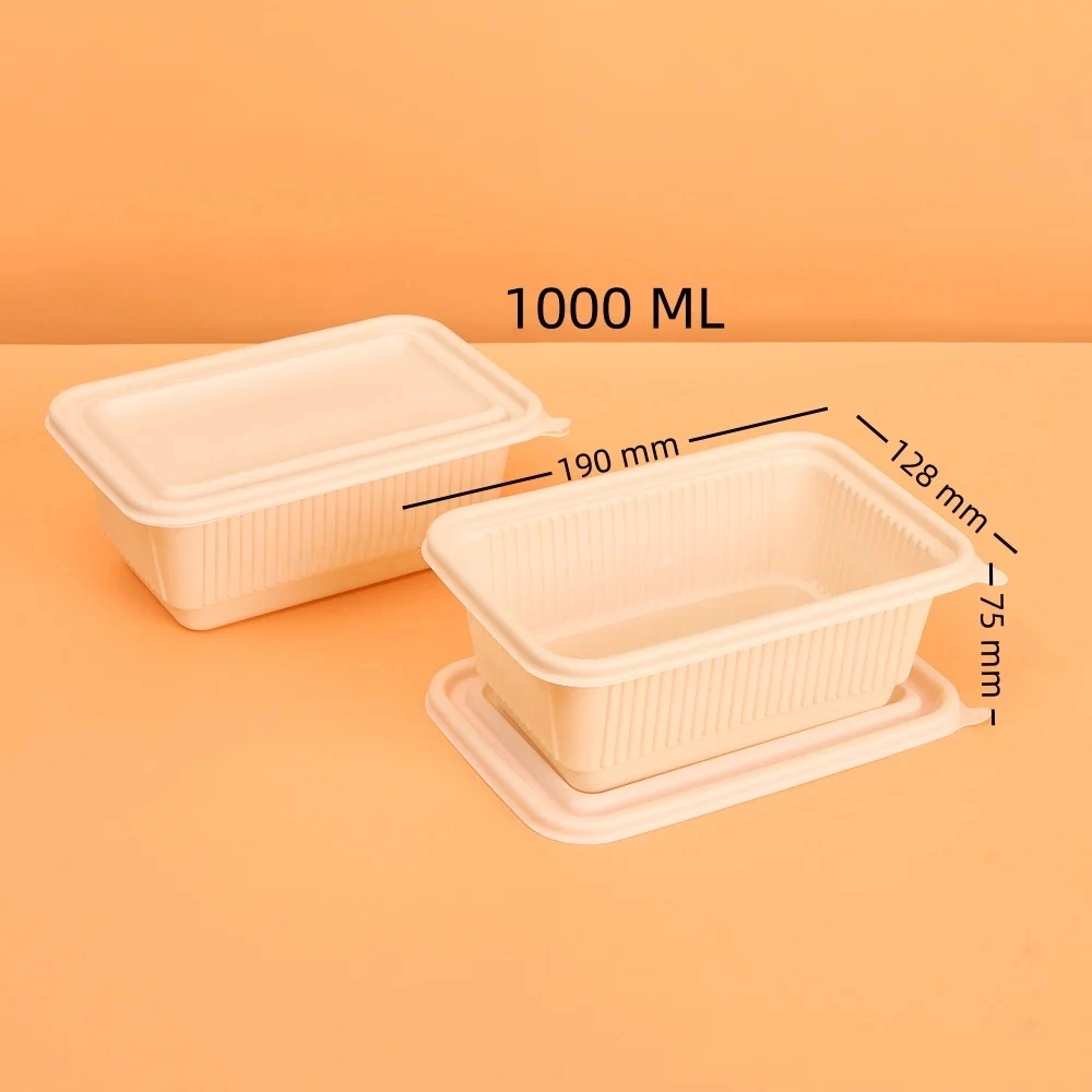 PLA Tableware 100% Biodegradable Non-Wood Plant Fiber Tablewares