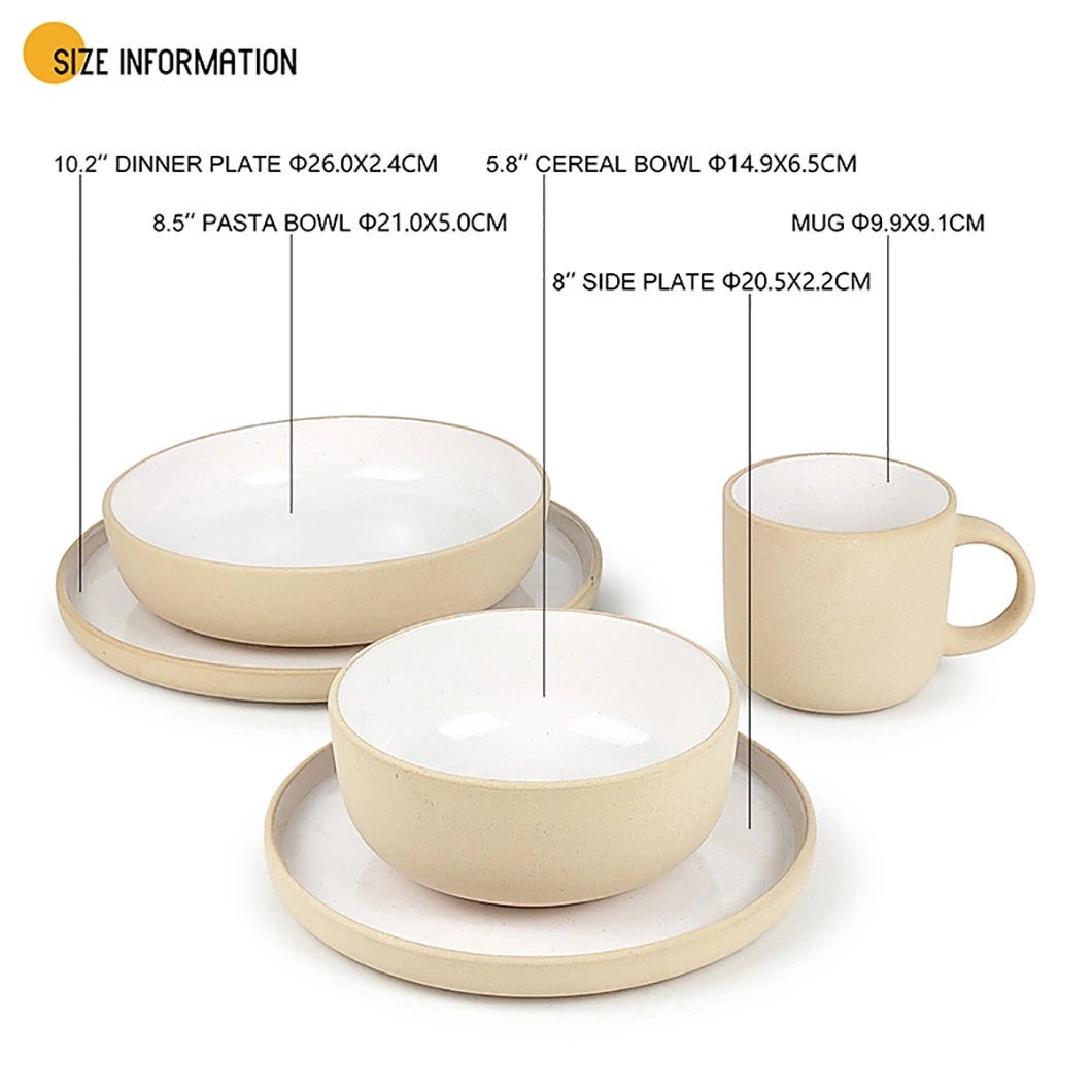 Free Sample Gray Color Ceramic Crockery Dinner Plates Set, Porcelain Restaurant Dinnerware Sets Tableware