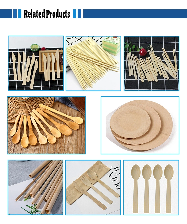 Eco-Friendly Disposable Wooden Tableware 160mm Length Birch Wood Rod for Party