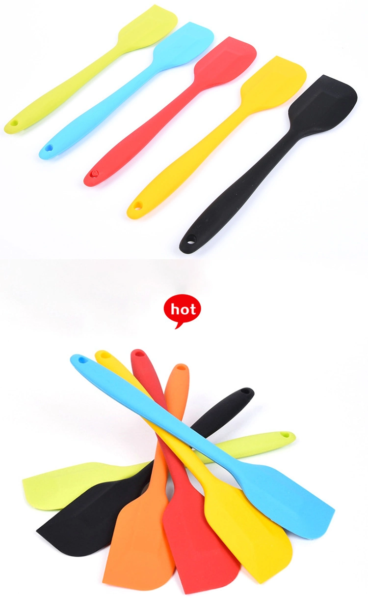 Silicone Spatulasresistant Seamless One Piece Design Non-Stick Flexible Scrapers Baking Mixing Tool