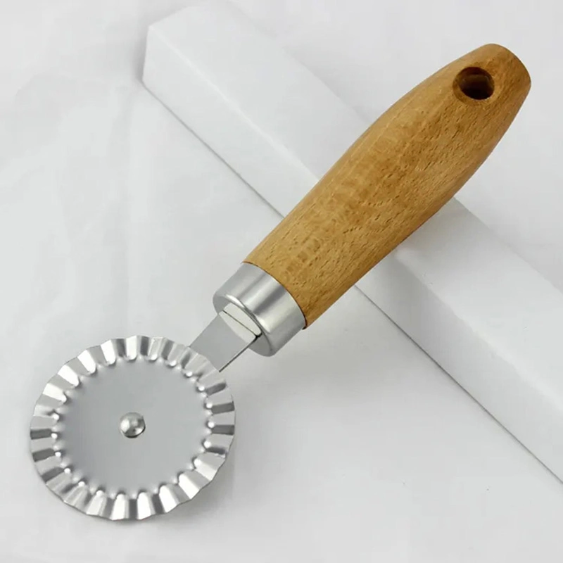 Wholesale Stainless Steel Kitchen Gadgets and Tools with Wooden Handle Multi-Functional Kitchen Accessories Bakeware Tool