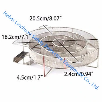 Hot Sale Cold Smoker Generator for Steel Smoker Barbecue Grill New Arrival Cooking Tools for Bacon Round Shape