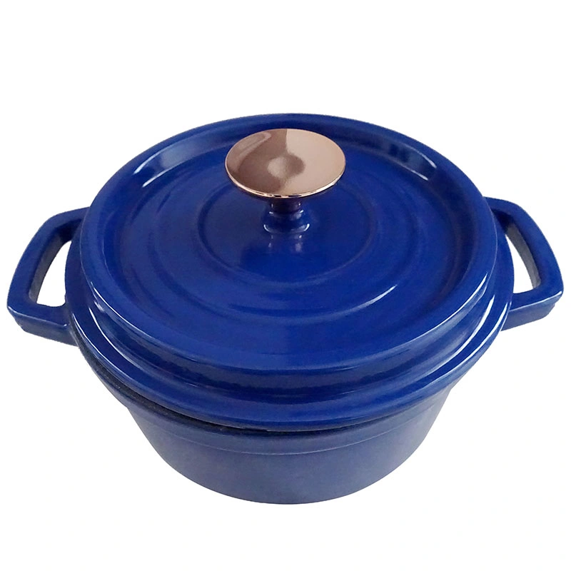 Factory Direct Sale Cooking Pot Non-Stick Enamel Cast Iron Dutch Oven Enameled Cookware Casserole 5qt