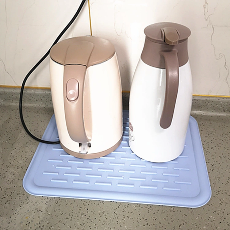 Custom Kitchen Washing Drainer Dry Rack Mats Sinks Protector Pad Silicone Dish Drying Mat