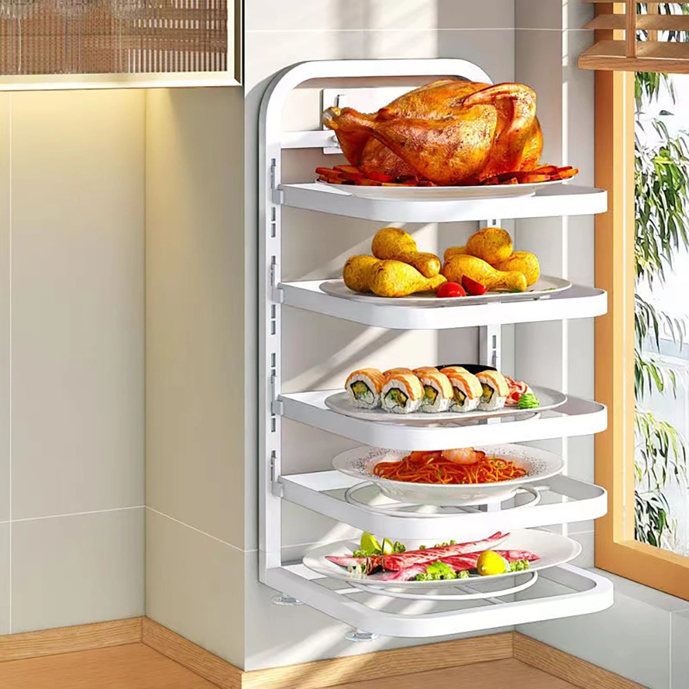 Adjustable Pot Rack Multi-Layer Pan Kitchen Organizer Storage Mi25477