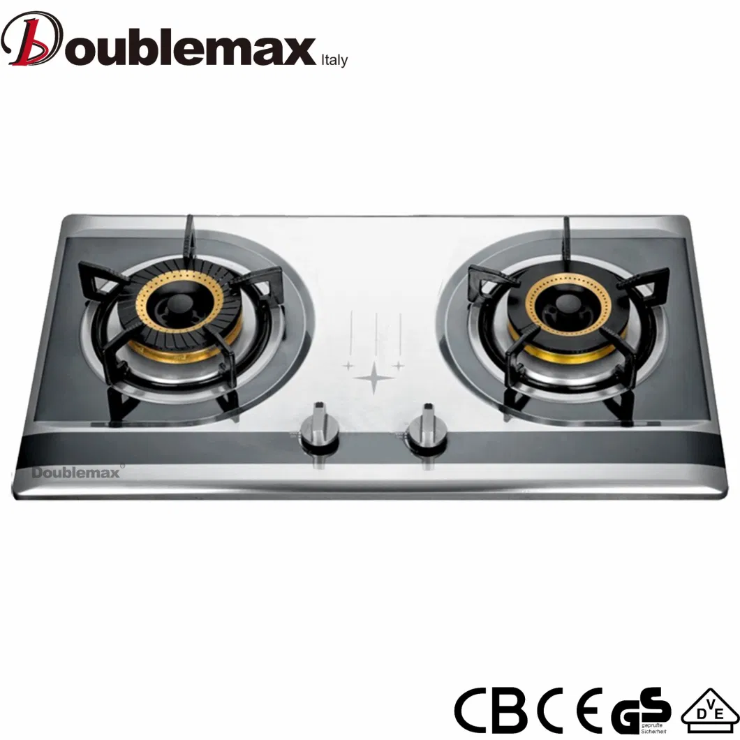 China Popular Cooking Appliances 5 Burner Stainless Steel Table Top Gas Stove Cooker