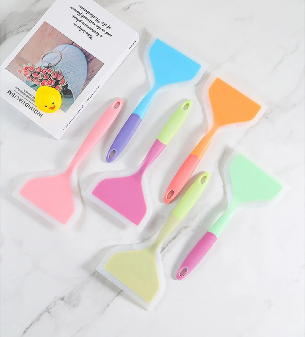 3 Colors Cooking Kitchen Utensils Silicone Spatula Non-Stick Tools