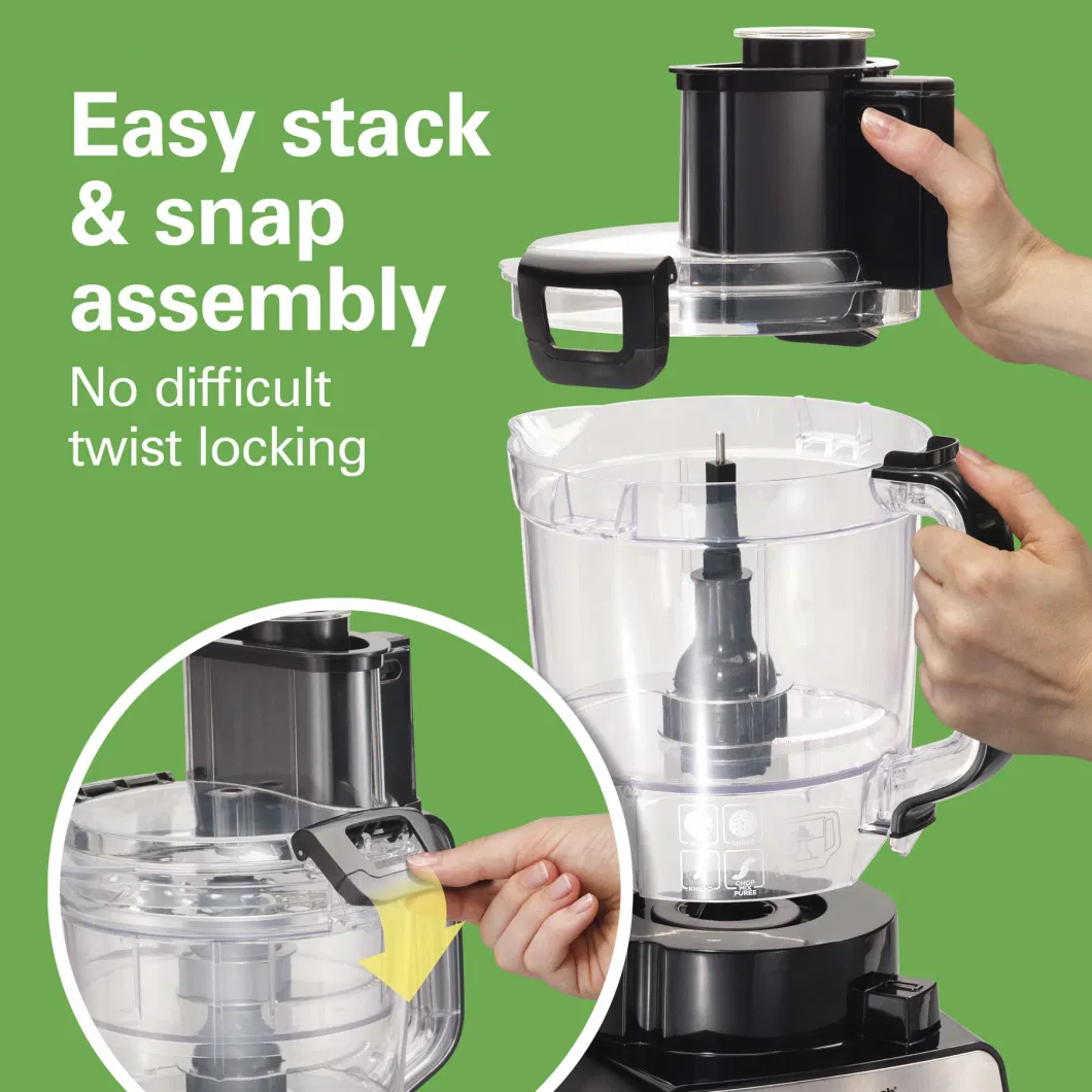 Beach Stack Snap Food Processor and Vegetable Kitchen Equipment Chopper