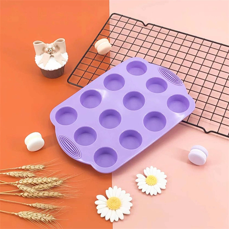 6PCS Cake Tools Silicone Bakeware Set Silicone Cake Molds Set with Square Brownie Pan, Bread Loaf, Round Cake and Pie Pans