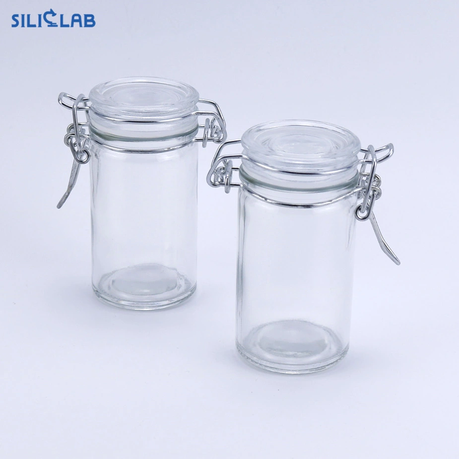Custom Large Style Kitchen Food Spice High Borosilicate Glass Container Storage Jars with Lids