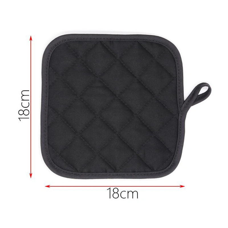 100% Cotton Kitchen Pot Holder Heat Resistant Coaster Potholder Cooking and Baking Tool (1 piece) Esg12163