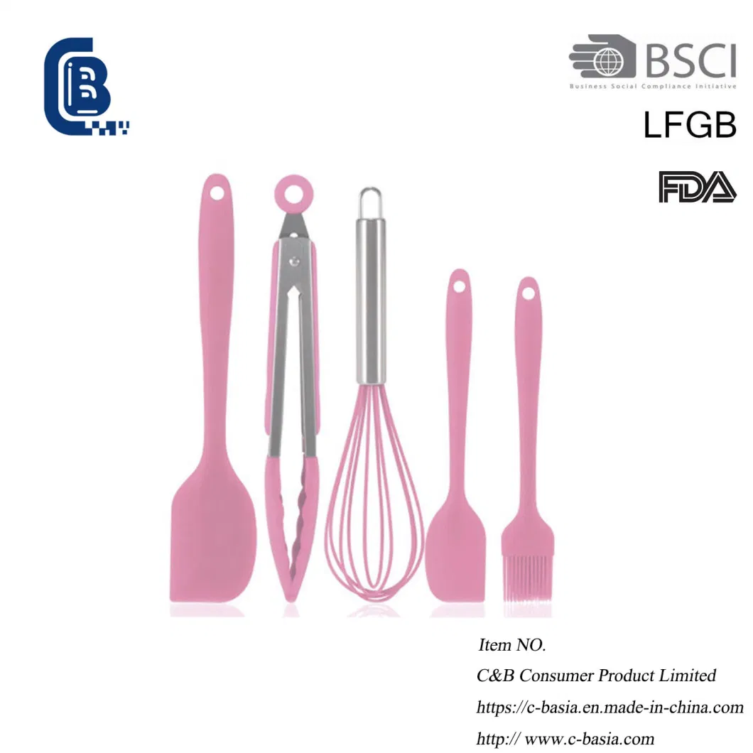 High Quality 5 Food Grade Silicone Bank Set, Baking Tools, Kitchen Utensils