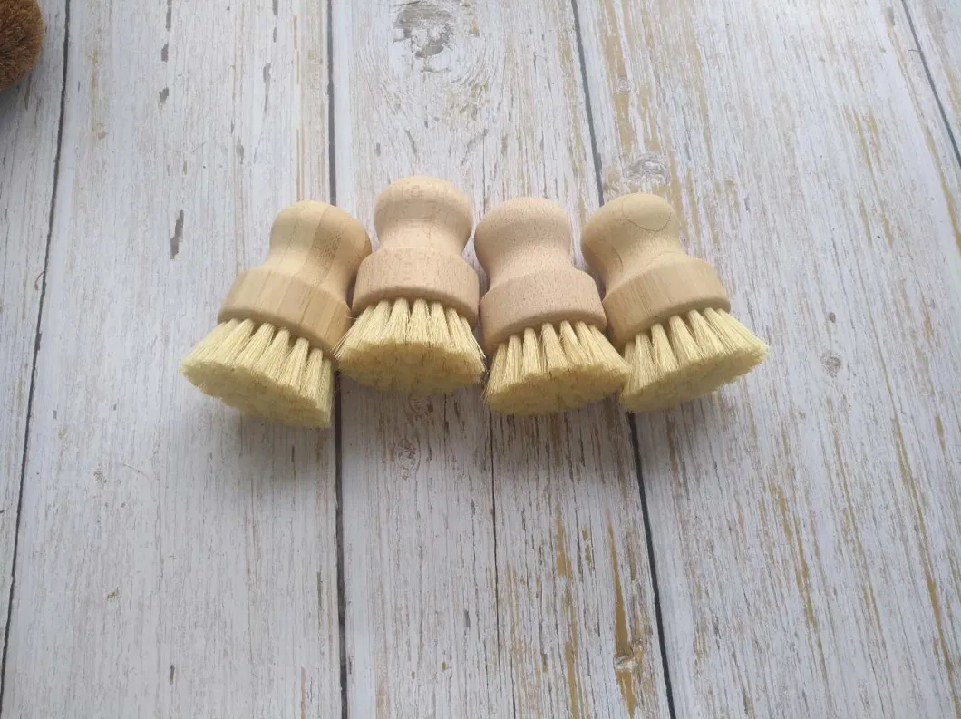 Natural Environmental Bamboo Kitchen Scrub Brush