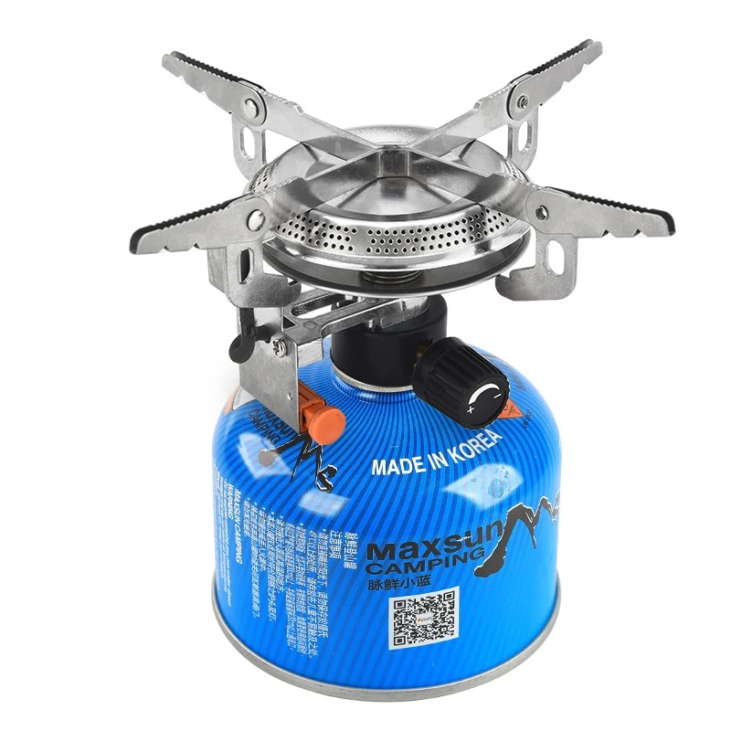 Outdoor Portable Windproof Mini Folding Type Picnic Camping Gas Stove with Storage Box