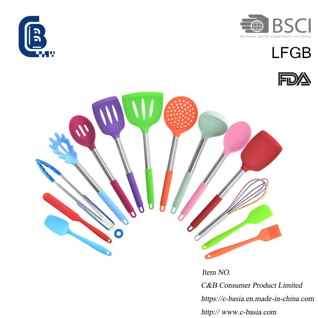 10PCS Silicone Kitchen Utensils, Cooking Gadget, Kitchen Accessories, Cookware Set, Kitchenware