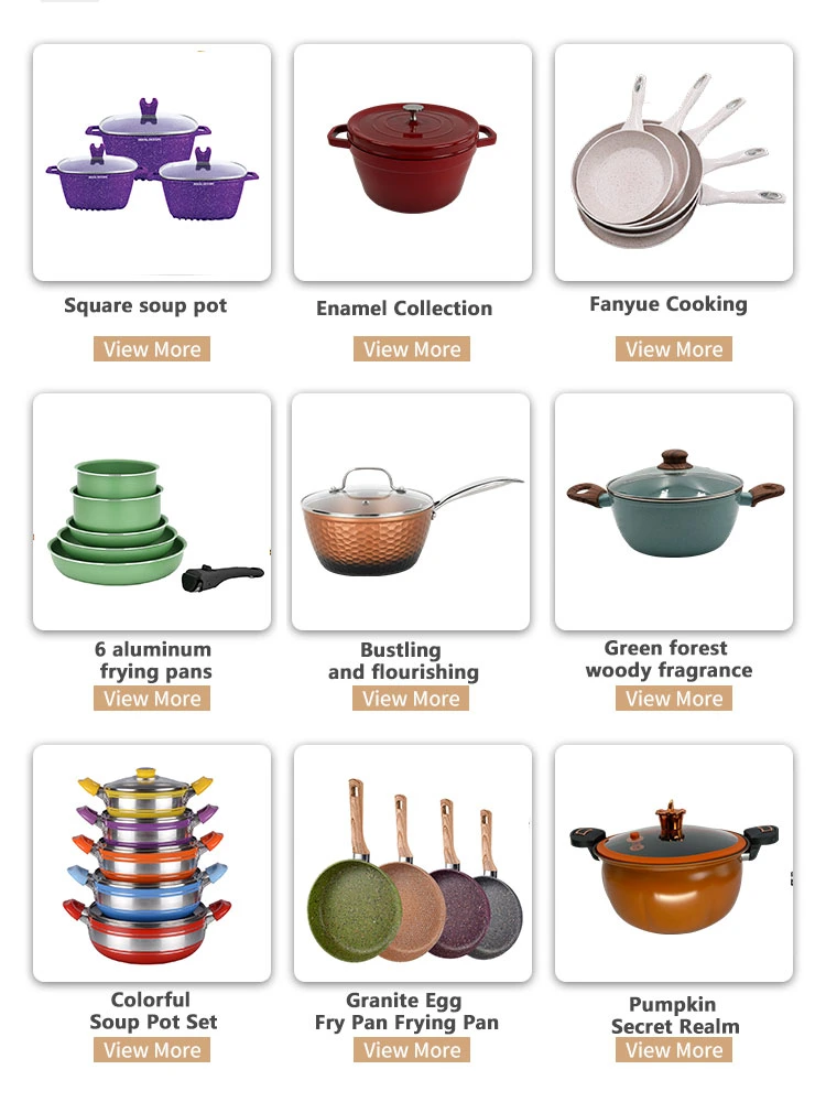 Aluminium Kitchen Set Pots and Pans Non Stick Frying Pan Camping Cookware Sets