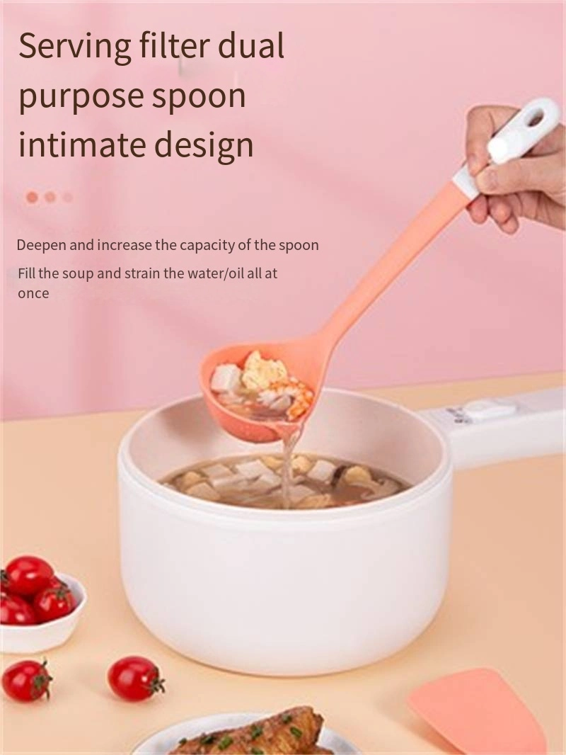 High Temperature Resistance Baby Complementary Food Silicone Soup Scoop BPA Free