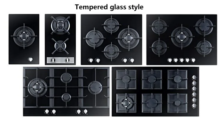 New Design High Quality Popular Moder Stainless Steel 5 Burners Gas Stove