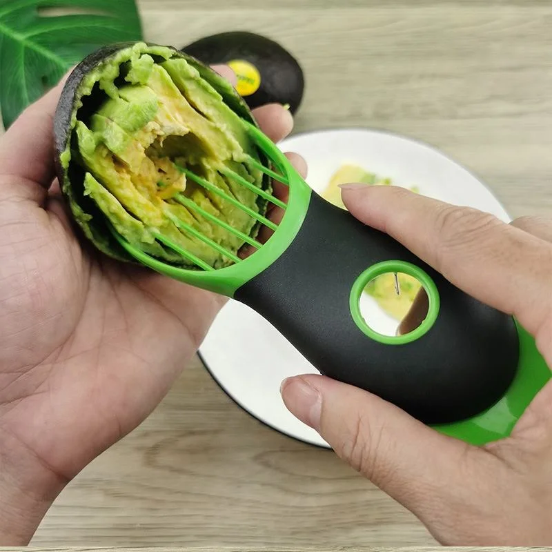 Multifunctional Plastic Avocado Peeler Slicer Separator Tool Kitchen