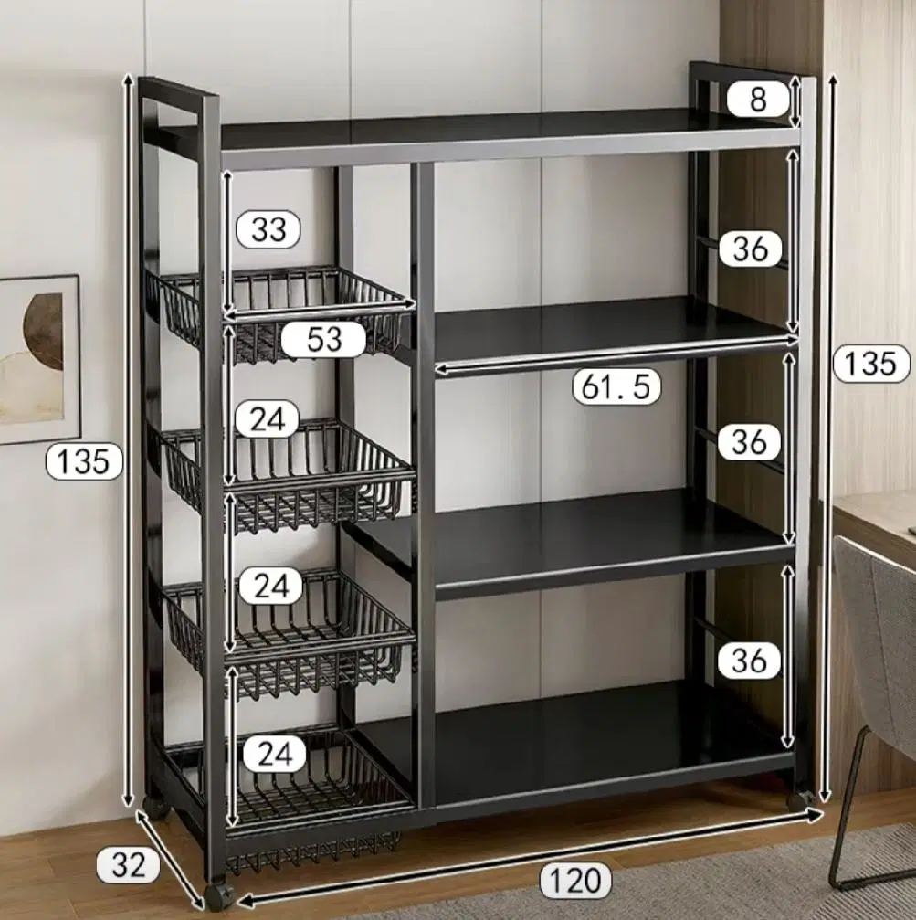 Very Popular ODM High Quality Furniture Display Rack Kitchen Storage Rack Store Fixture