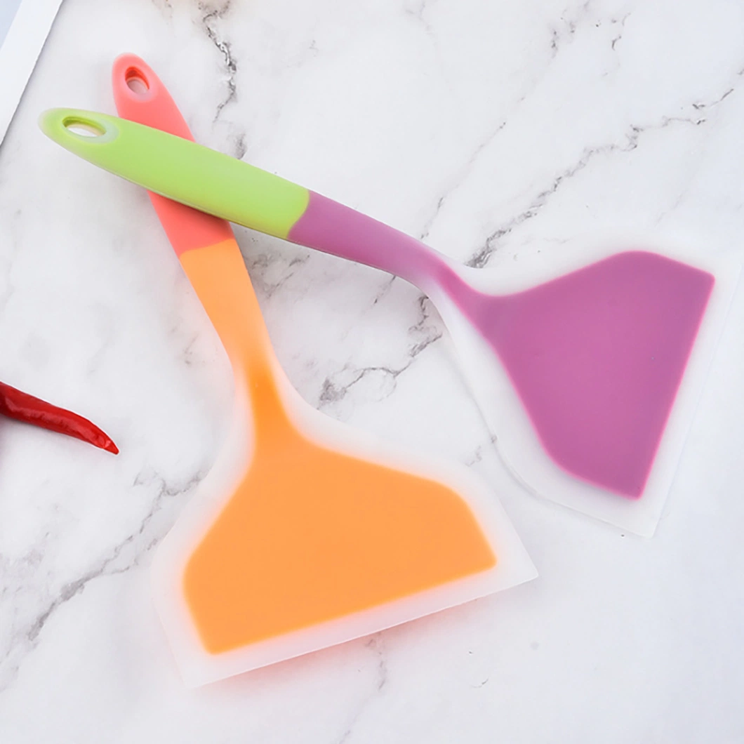 3 Colors Cooking Kitchen Utensils Silicone Spatula Non-Stick Tools