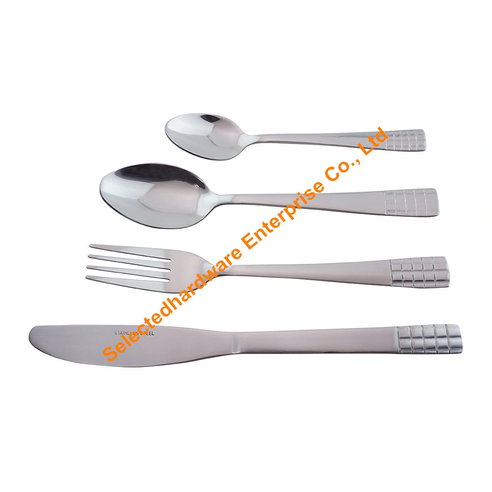 4PCS Dinner Knife and Fork Set stainless Steel Camping Utensils
