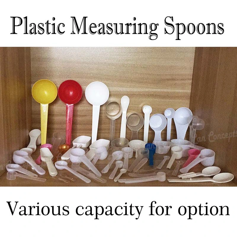 10ml Plastic Measuring Scoop 5 Gram Flat Spoon 5g Measure Spoons Kitchen Tools