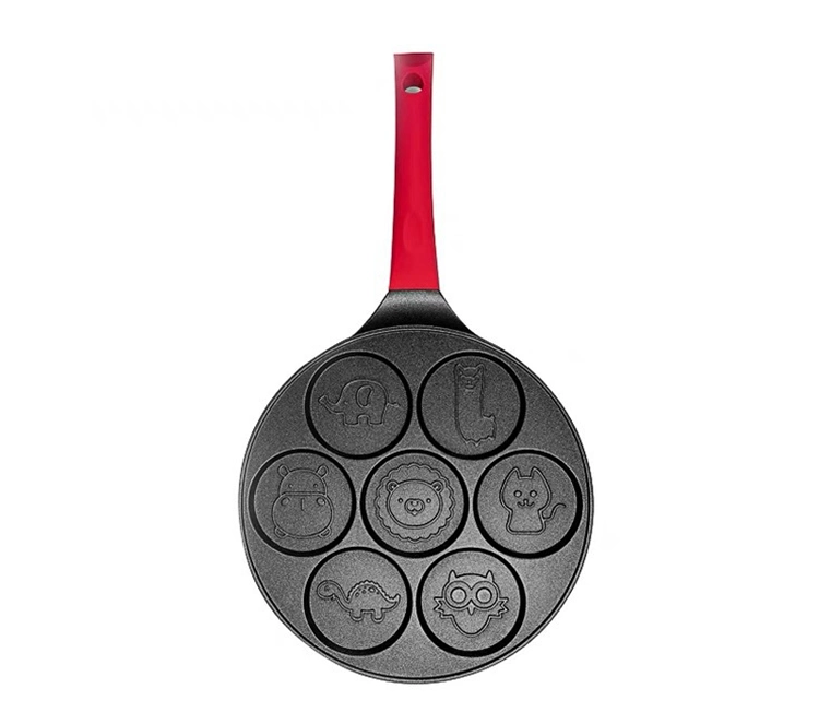 Seven-Hole Breakfast Fried Eggs Pancakes Animal Non-Stick Frying Utensils