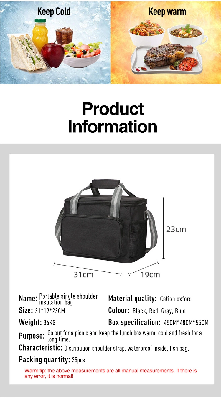 Other 3-4 Persons Custom Carton Bag Insulated Cooler Lunch Box