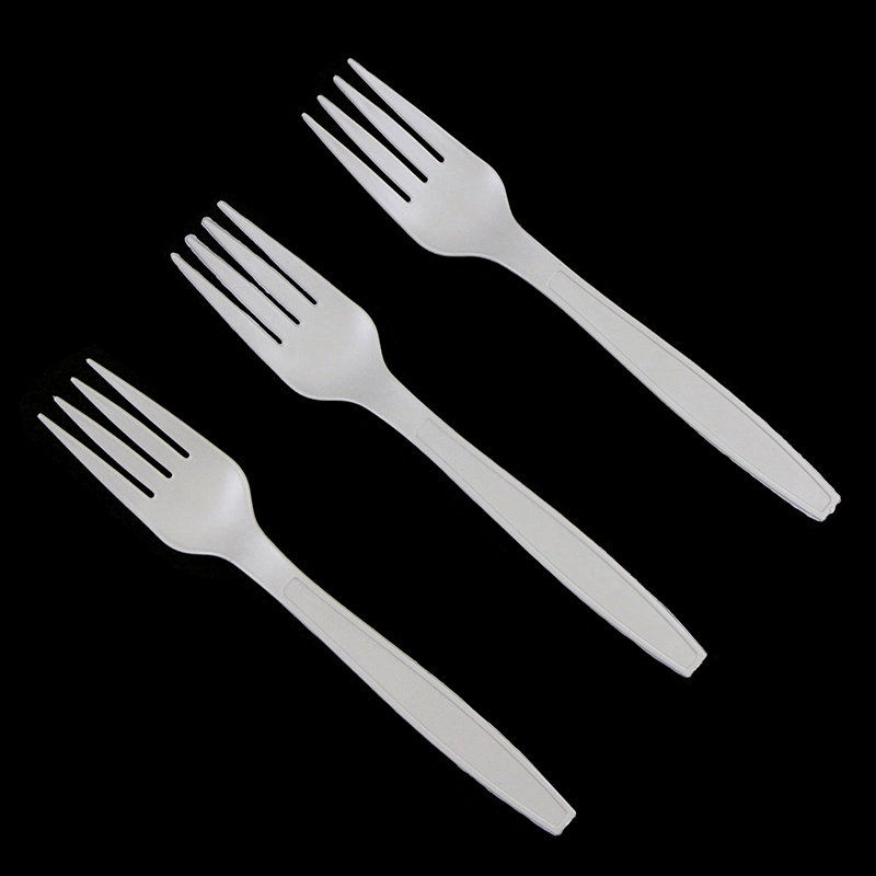 100% Biodegrad Compost Disposable PLA Knife Fork Ice Cream Tea Spoon Cutlery Set Dinnerware Tableware