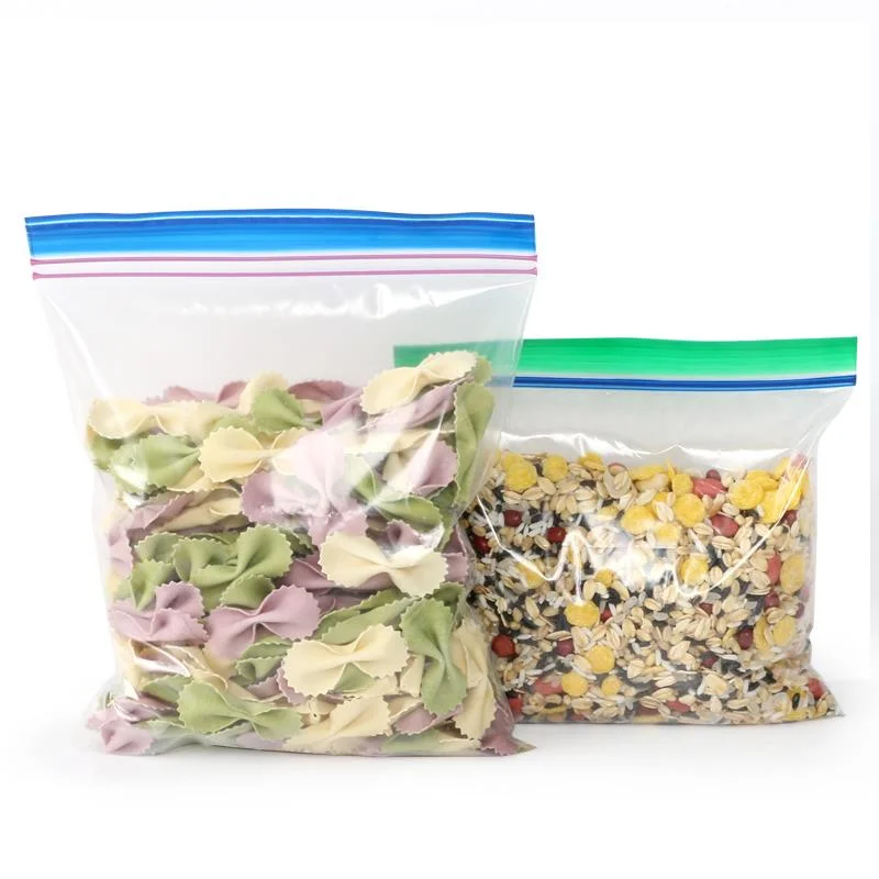 LDPE Freezer Zip Lock Plastic Bags Custom Zipper Bag Food Storage