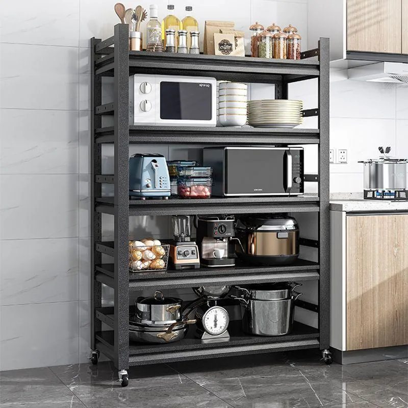 Home Storage Rack Movable Kitchen Warehouse Rack