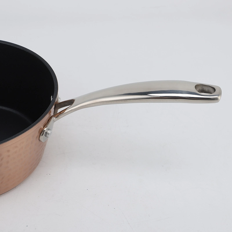 6PCS Copper Nonstick Frying Pan Saucepan Stock Pot Cooking Pots and Pans Aluminum Cookware Sets