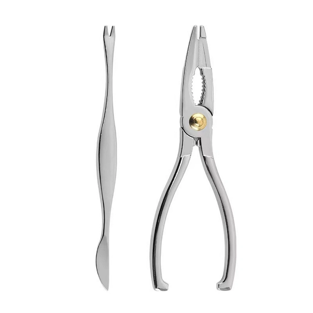 Stainless Steel 2PCS Crab Eating Tool Set Crab Peeling Pliers Kitchen Cooking Gadgets Tool for Home Restaurant Supplies Esg18521