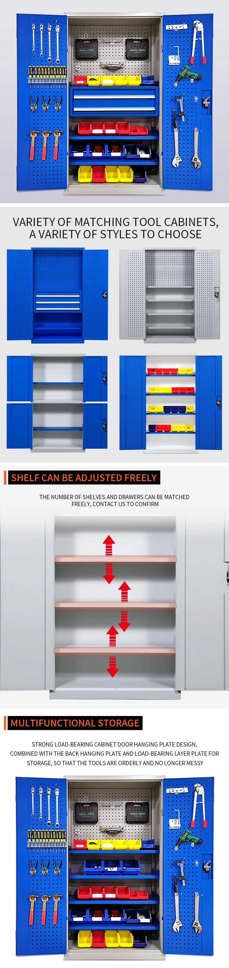 Efficient Organization with a Mobile Garage Cabinet