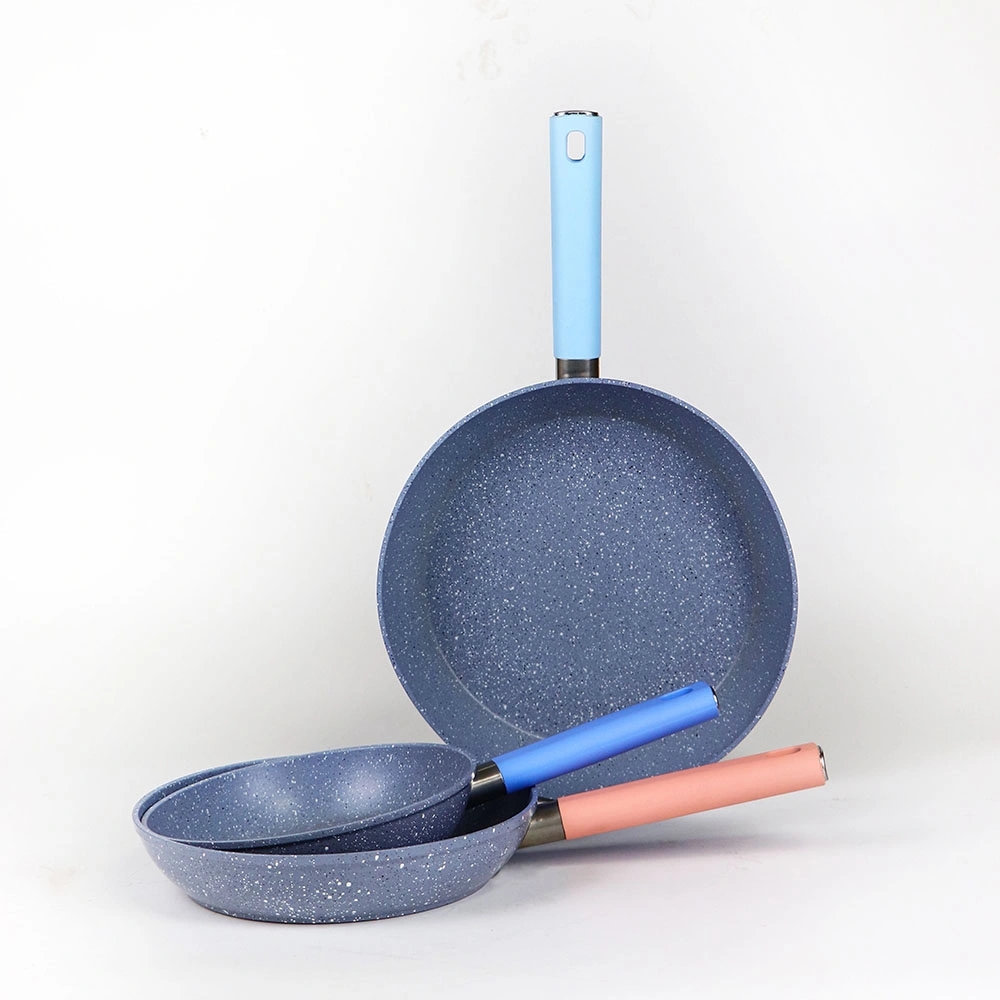 Nonstick Marble Stone Induction Cookware with Soft Handle