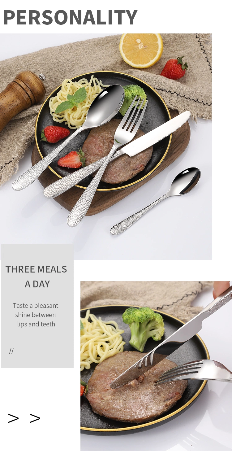 Classic Tableware Stainless Steel Cutlery Set for Home