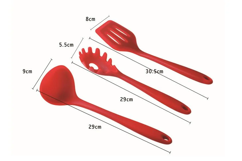 Wholesale 10 Piece Kitchenware Baking Cooking Tools Silicone Cookware Utensils Set