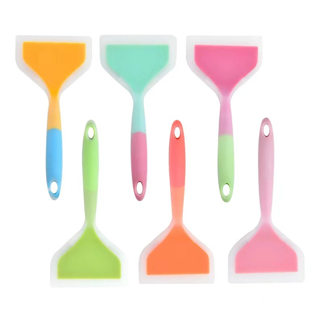 3 Colors Cooking Kitchen Utensils Silicone Spatula Non-Stick Tools