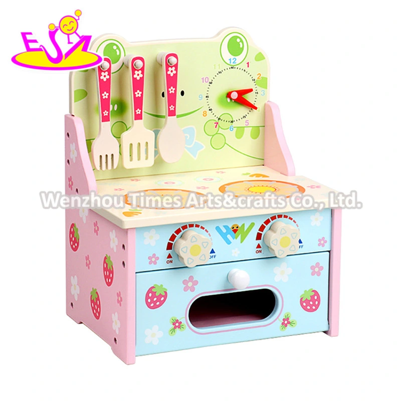 2020 New Released Small Wooden Toy Kitchen for Kids W10c520