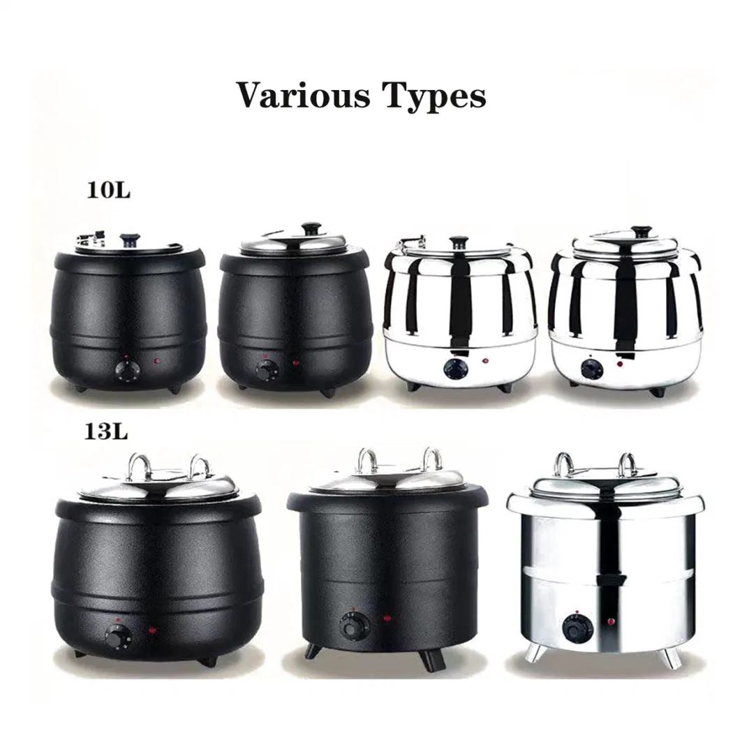 Soup Chafing Dish Kuwait Yufeh High Quality Fuel Gas Soup Kettle Buffet Warmer Set Utensil Stainless Steel Electric Soup Tureen