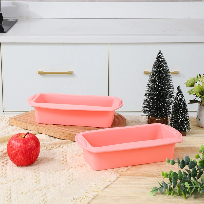 Baking Accessories Rectangular Toast Pan Easter Bread Homemade DIY Silicone Cake Mold