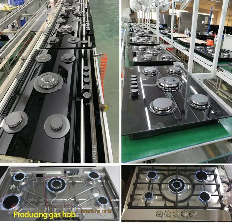 New Design High Quality Popular Moder Stainless Steel 5 Burners Gas Stove